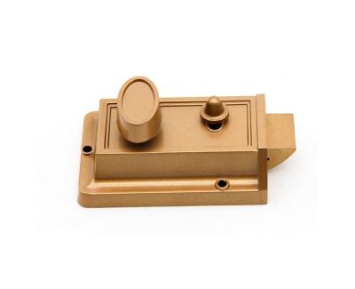 China Entry/Storeroom/Privacy/Passage Security Night Latch Deadbolt Cylinder Night Door Latch Rim Lock for sale