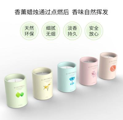 China Luxury Scented Pillar Candle Soft And Long Lasting Perfume Scented Custom Logo for sale