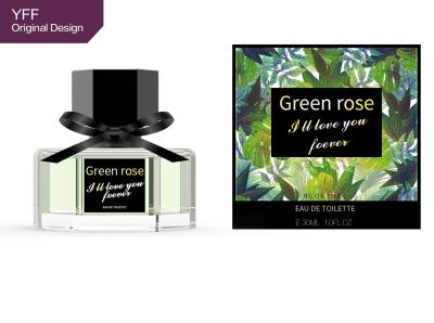 China Eau De Toilette Perfume Garden Green Rose 30ML FEMALE Floral Fruity FOB for sale