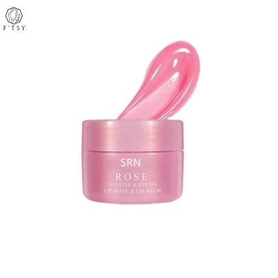 China Manufacturer Rose Extract Lip Caring Smoothing Moisturizing Anti-wrinkle Nourishing Lip Lines Erase Lip Mask zu verkaufen