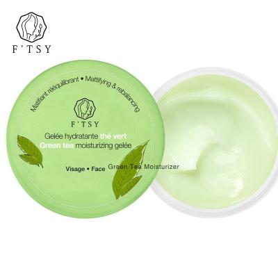 China Private Label Vegan Natural Reduces Fine Lines to Reveal Youthful Skin Collagen Green Tea Moisturizer Face Cream for sale