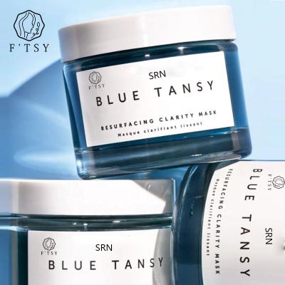 China OEM ODM Hot Selling Brightening Smooth Organic Moisturizing Natural Blue Tansy Sleeping Mask For Skin Care for sale