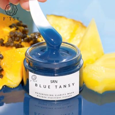 China OEM ODM Best Selling Brightening Smooth Organic Moisturizing Natural Blue Tansy Sleeping Mask For Skin Care for sale