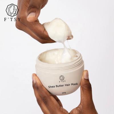 China Private Label Natural Vegan Moisturizing Nourishing Soothing Shea Butter Hair Mask for sale