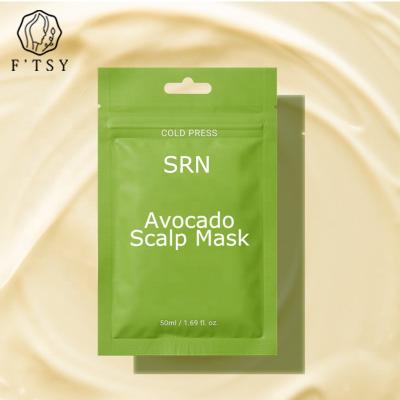 China Private Label Natural Vegan Moisturizing Nourishing Avocado Scalp Mask For Hair Care for sale