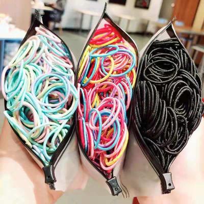 China Bsci Audited Factory Wholesale Fashion Women Girls Basic Hair Accessories Slim Elastic Hair Ties Elastic Hair Band 6cm for sale