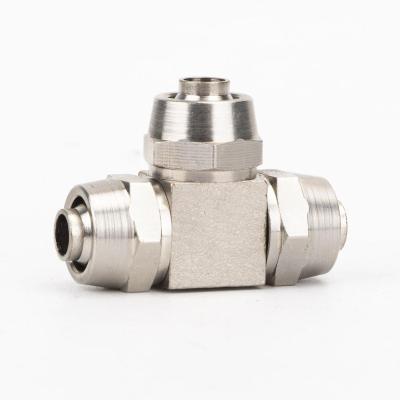 China QC12 Brass Air Hose Part Two Male Straight Quick Fit Pneumatic Fitting Pneumatic Fitting For Air Hose for sale