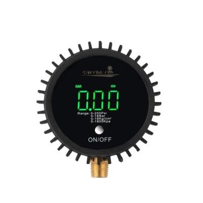 China DG02 Car 1/4NPT Thread 70mm 0-255PSI TIM OUT Digital Air Pressure Gauge for sale