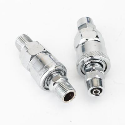 China Hot Sale Air Hose QC04 Stainless Steel Self Locking C Plug Pneumatic Fitting Quick Coupling Industrial Coupler for sale