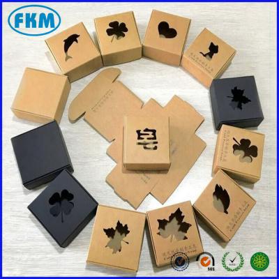 China Recyclable Custom Design Handmade Kraft Paper Soap Box Jewelry Gift Craft Art Package DIY for sale