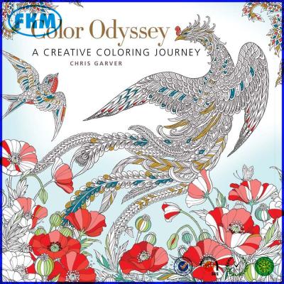 China Heiderberg Personalized Travel Creative Coloring Adult Coloring Books for sale