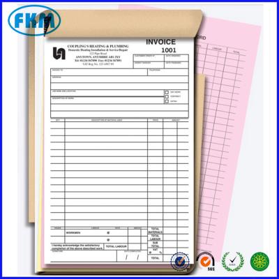 China Heiderberg Business Invoice Sample Book Carbonless Printing for sale