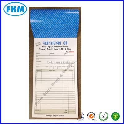 China Heiderberg 50 2 Part Contractors Invoice Receipt Work Order Dual Forms Book Sets for sale