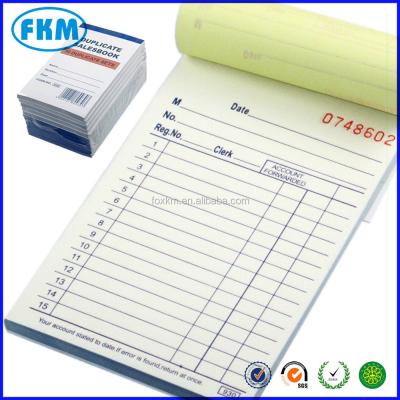 China Custom Color Heiderberg Tow Road Service Accidents Bill Form / Carbonless Bill Book for sale