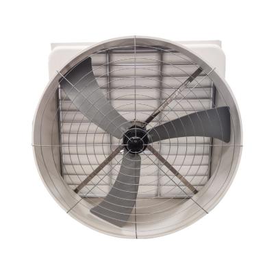 China Farmhouses QiluRunte New Product 1460 Model 50 Inch Direct Drive Shutter Cone Fan Greenhouse Ventitation Exhaust Fan for sale