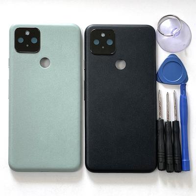 China Original Google Platic Pixel 5 Metal Back Cover Camera Frame Cover Battery Back Door Case+ Housing For Google Pixel 5 for sale