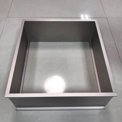 China Modern U-Drawer Furniture Fitting Meilv Hardware Cabinet Matt Aluminum Solid Single Stype Drawer for sale