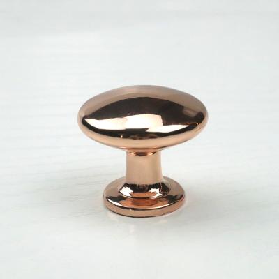 China Zinc Alloy Cabinet Furniture Hardware Kitchen Room Drawer Rose Gold Knobs for sale