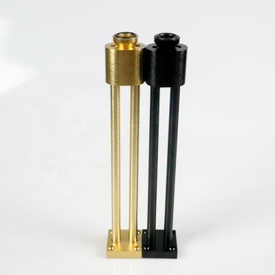 China E1116 Solid Cabinet Cabinet Furniture Brass Aluminum Gold And Support Leg Black Feet for sale