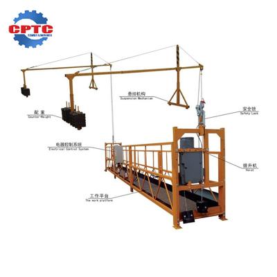 China Zlp Series Easy Build Convenience Safety Operation Work Climbing Platform And Lift Table for sale