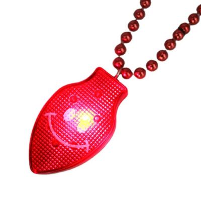 China 2022 Hot Selling Halloween Necklace Decorations Halloween Pumpkin Led Necklace for sale