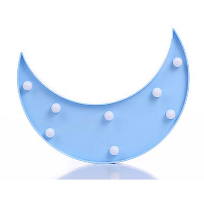 China Plastic Christmas Lighting Led Moon Lamp Night Light for sale