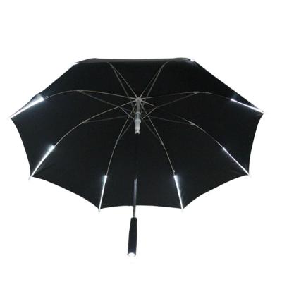 China Polyester And Plastic China Suppliers Custom Light In Dark Led Umbrella for sale