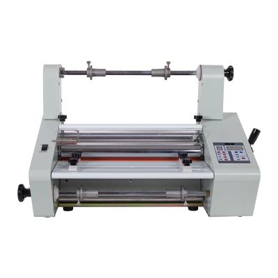 China Pingda Factory PDFM480 480mm A2 Hot And Cold Rolling Laminator With A2 Roller Pressure Adjustment Handle for sale