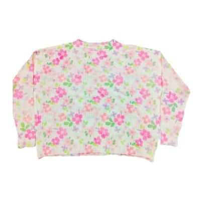 China Anti-shrink flower mohair design best sense hollow out wear long sleeve sweater for sale for sale