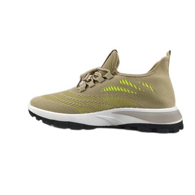 China Fashion trend excellent quality men's women's and men's walking shoes beige green casual shoes for sale