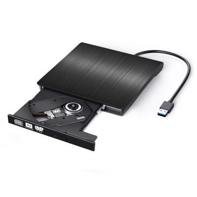 China USB 3.0 External CD DVD Burner External Drive PC Slim Portable DVD Optical Drive for sale