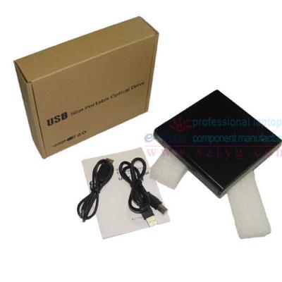 China External T40 T60-UI 9.5mm USB2.0 External Single IDE Optical Drive Housing. External optical drive box for sale