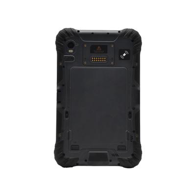 China Morden Waterproof Style Industrial Rugged Tablet PC 8 Inch Android 8.0 2*Led Back Flash Light Key Panel for sale