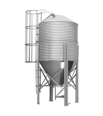 China Grain storage 3-30 tons round silo storage corn silo feed chicken rice silo for sale