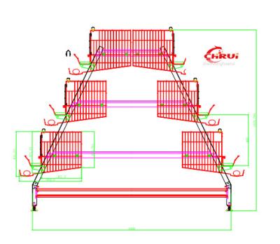 China Durable Inexpensive Livestock and Poultry Breeding Cage Chicken Farm Chicken Cage Egg Cage for sale