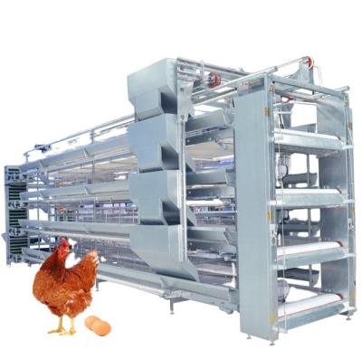 China Feeding Hot Selling H Type Poultry Farm Equipment Automatic Chicken Cage Galvanized Chicken Cage for sale