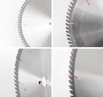 China Smooth Cut No Burr German Standard Tungsten Carbide Tilted TCT Circular Saw Blade Cutting Aluminum Miter Saw Blade for sale