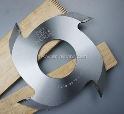 China Building Material Stores Hukay 210x4.0x70x4T Joint CTT Finger Cutter for sale