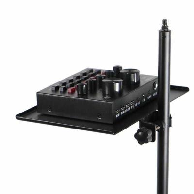 China Stand Tray For Live Broadcast Microphone Mic Holder Music Carrying Tray Holder Universal Sound Card Clip Phone Sheet Microphone Phone Rack for sale