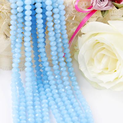 China Jewelry Making 8mm JC Crystal Beads Rondelle Beads Factory Sale Directly Wholesale Glass Beads for sale