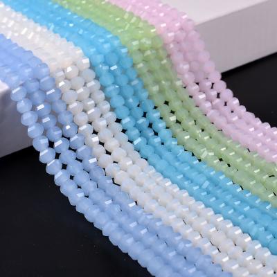 China Cheap Crystal Beads Wholesale /faceted decoration watermelon glass beads/glass beads factory loose round beads for jewelry for sale