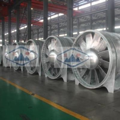 China Factory Metro Fan for tunnel, metro and subway ventilation up to 3m impeller diameter maximum 300kW 150m3/s for sale