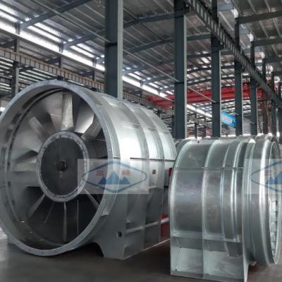 China Factory aerofoil axial fan for tunnel, metro and subway ventilation impeller diameter up to 3m for sale