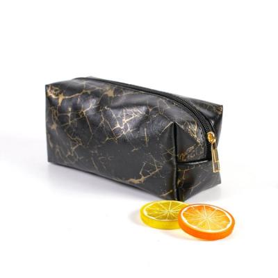 China Fashion Flower Marble Women Travel Clutch Gift Makeup Bag PU Logo Ladies Cosmetic Custom Bags for sale