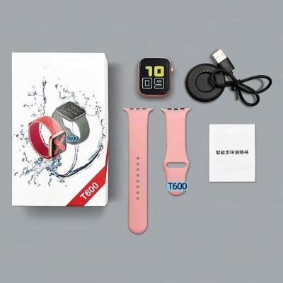 China T600 Touch Screen Smart Watch 1.54 Inch Screen HryFine App Series 6 BT Call IWO Reloj Smart Watch t600 for sale