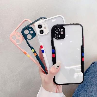 China Acrylic Silicon Case Rubber Fashion Phone Case For iPhone12pro Apple 11/XR Max Phone Case for sale