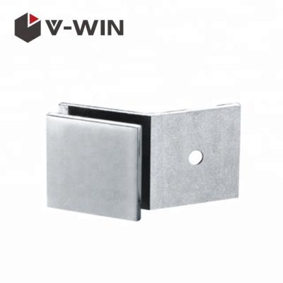 China Competitive Price Modern Square Type 135 Degree Wall To Glass Bracket And Glass Door Fitting for sale