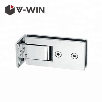 China Glass Clamp 180 Degree Glass Door Hinge For 12mm Glass for sale