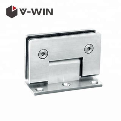 China Modern stainless steel 90 degree glass hinge for frameless shower for sale