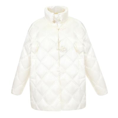 China Chinese Knot Feng Feng Wang Ladies Warm Down Jacket Winter Women's Mid Length Breathable Girls Girls for sale